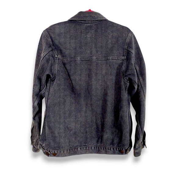 Carhartt WIP double front washed distressed oversized jean jacket Size XS unisex - Picture 8 of 11